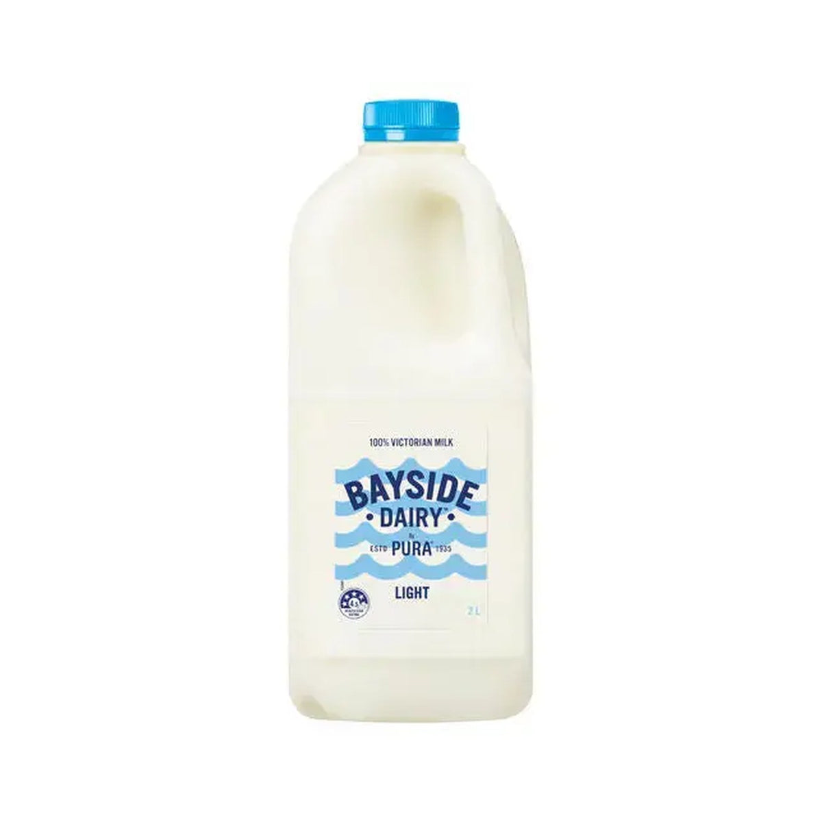 Bayside Dairy Light Milk 2lt Btl