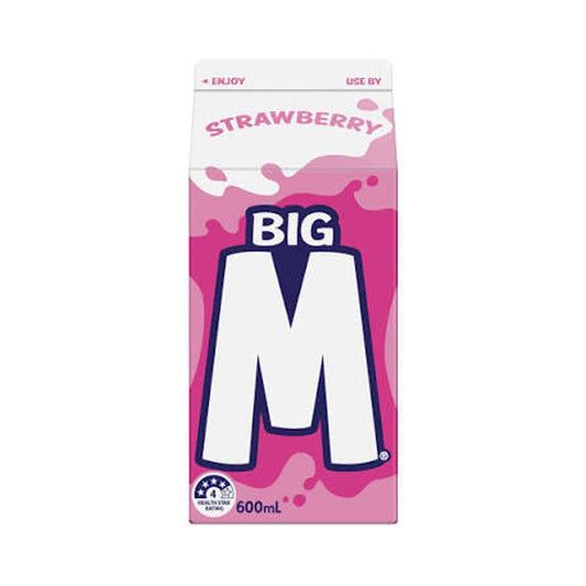 Big M Strawberry 600ml Ctn