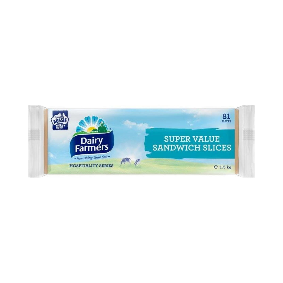 Dairy Farmers DF Tasty Cheese Slices 1.5kg (8)