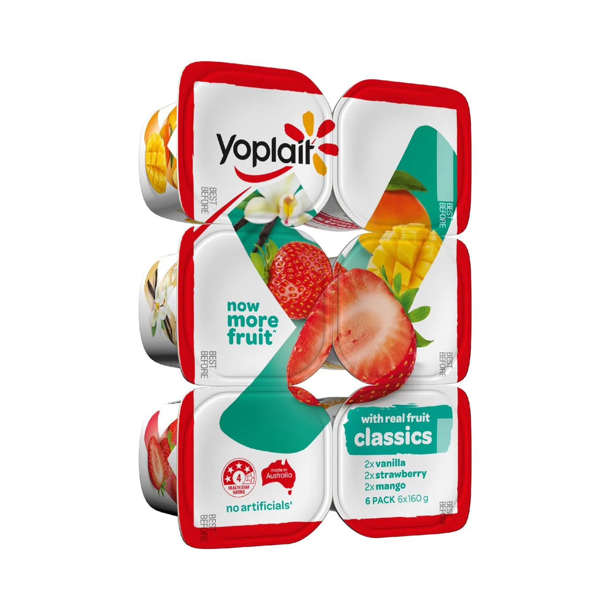 Yoplait Classic Punnet 6x160g