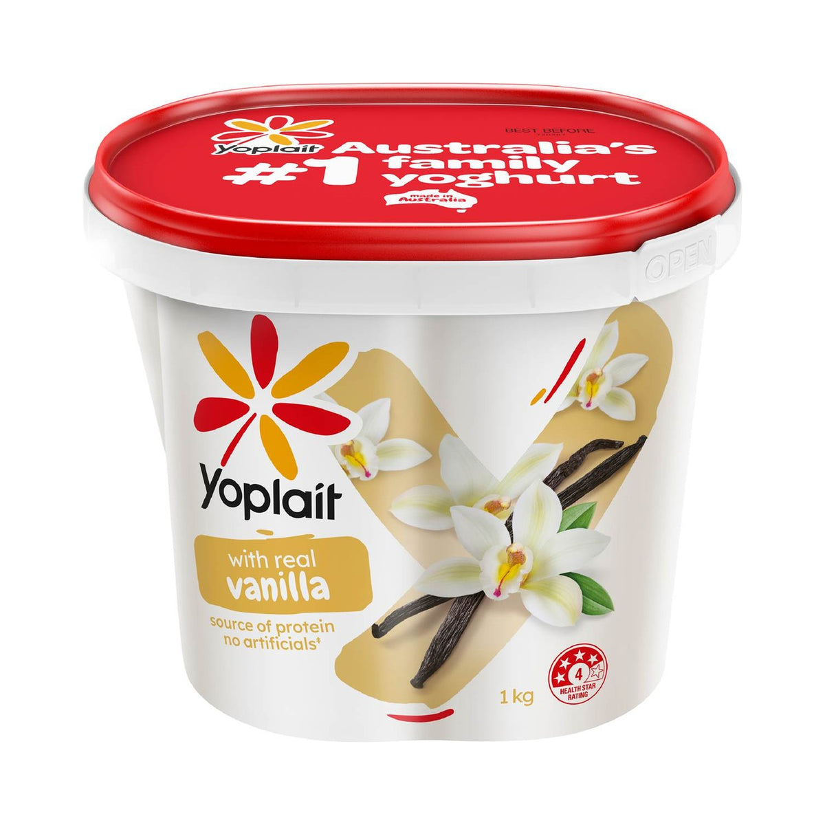 Yoplait Vanilla 1kg (6)